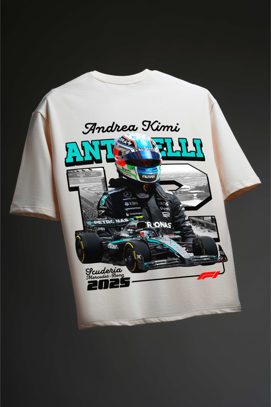 Andrea Kimi Antonelli Mercedes F1 2025 Graphic T-Shirt