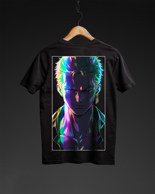 Roronoa zoro Neon Black (Oversized Fit)