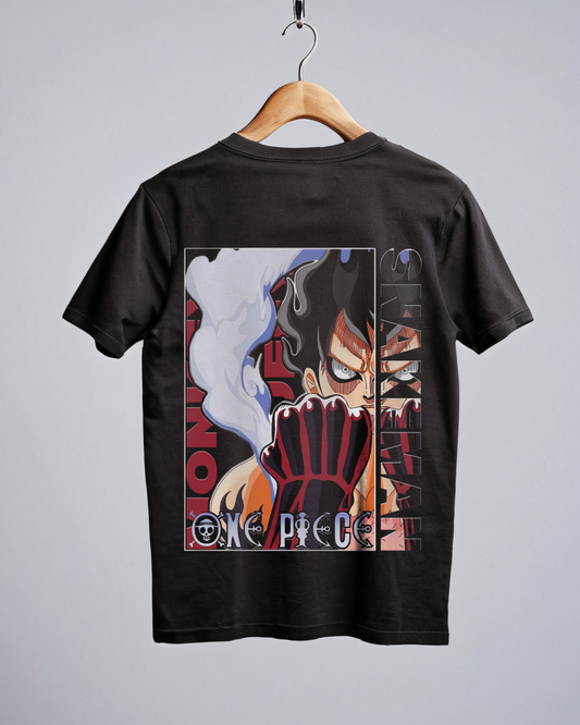 Monkey D Luffy Gear 4 Snakeman Tshirt (Oversized Fit)