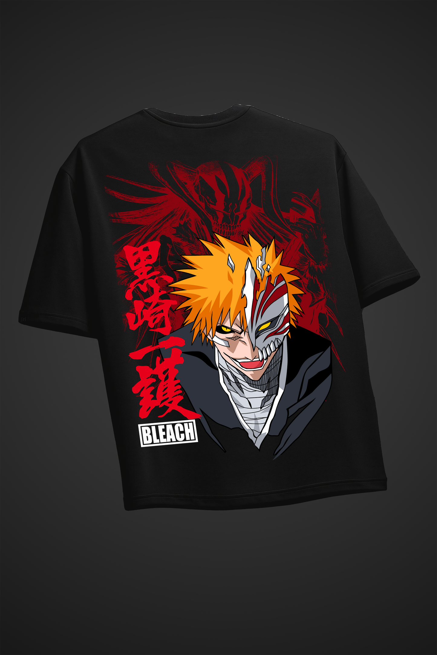 Kurosaki Ichigo Black Arrancar Oversized Tee