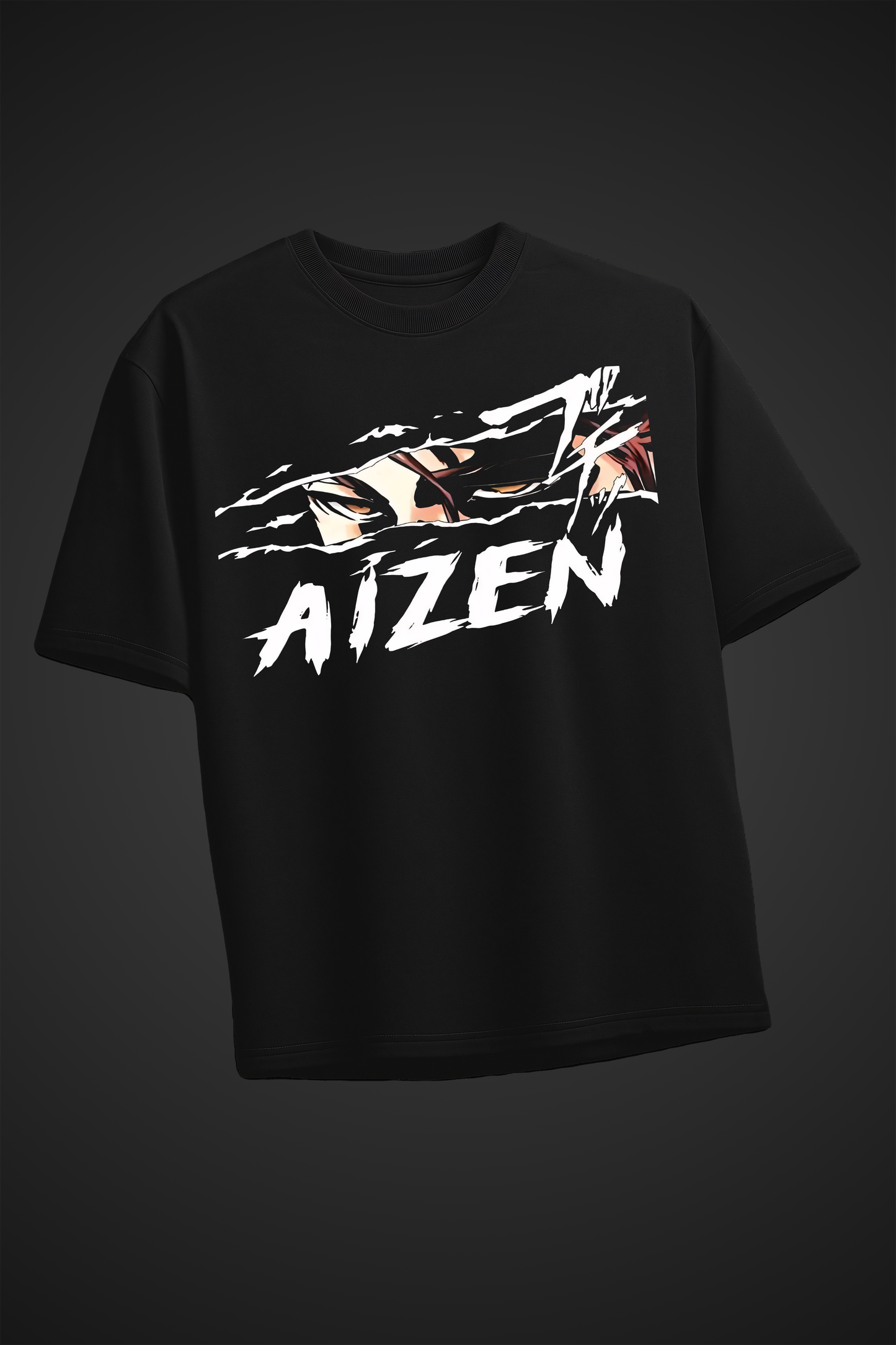 Sosuke Aizen Black Oversized Tee
