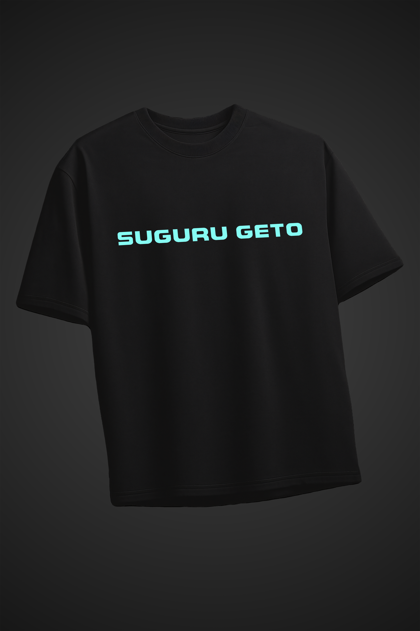 Suguru Geto Black Oversized Tee