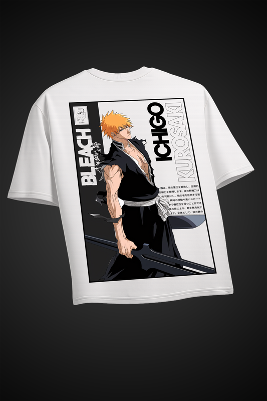 Ichigo Final Form White Oversized Tee