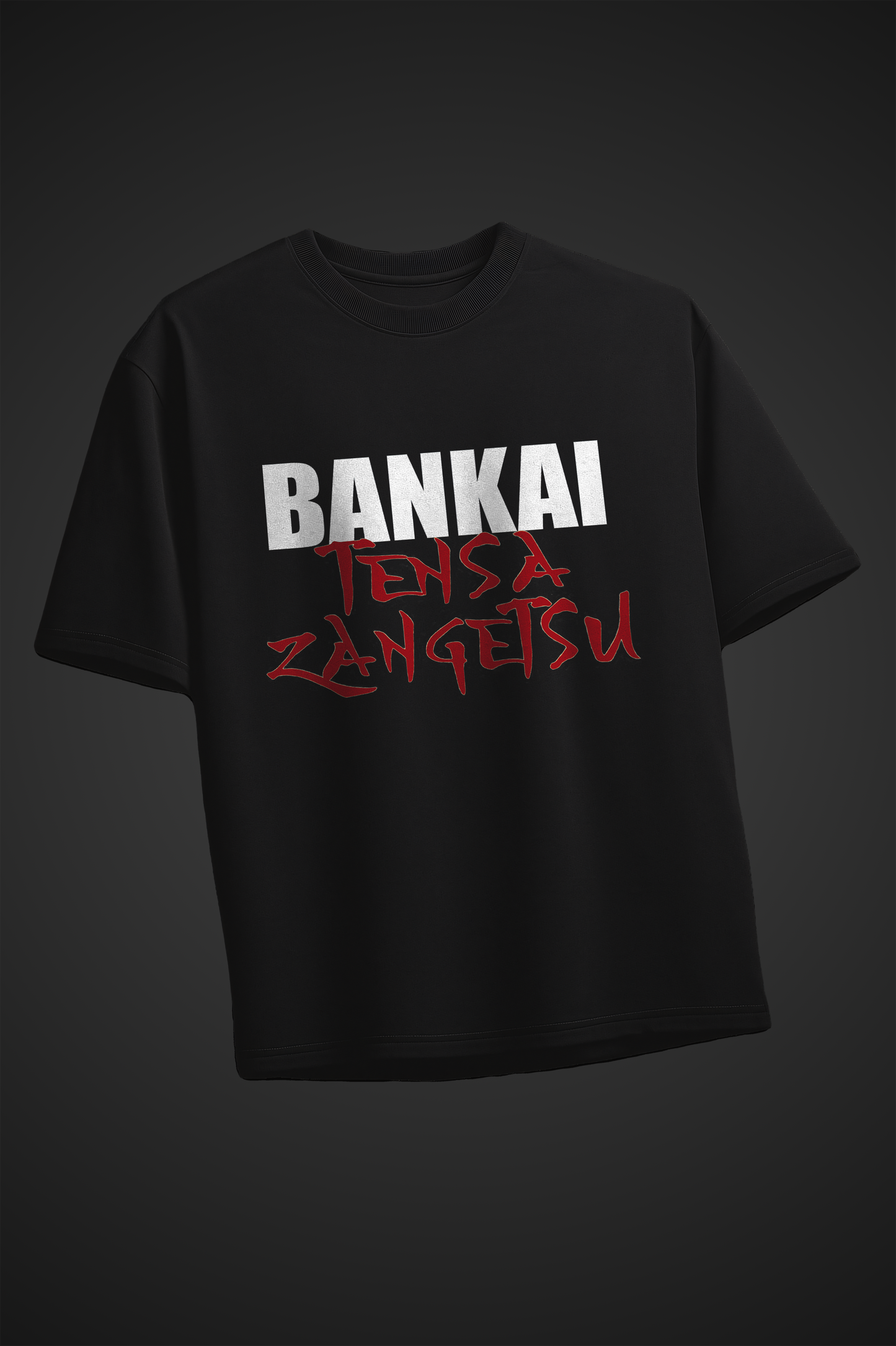 Kurosaki Ichigo Black Arrancar Oversized Tee