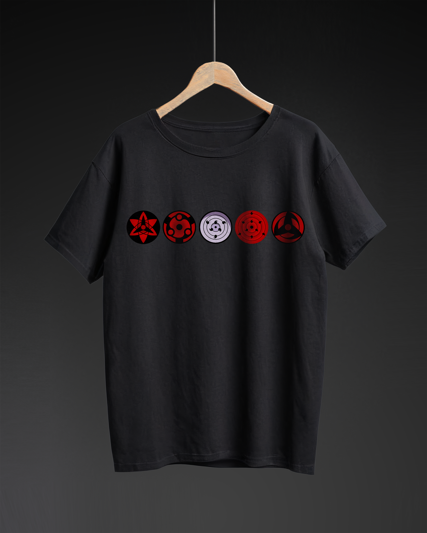Naruto Shippuden Eyes Tshirt (Oversized Fit)