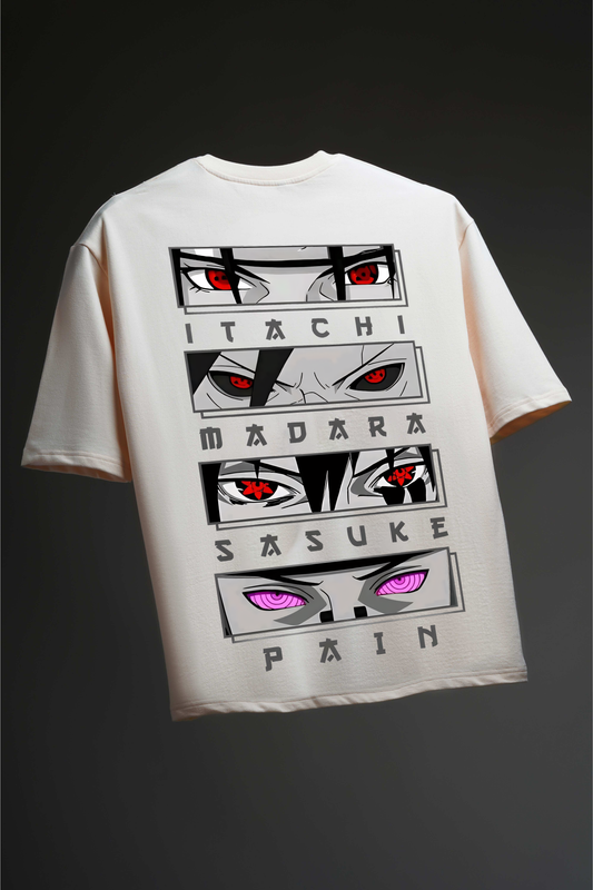 Uchiha Eyes Tshirt (Oversized Fit)