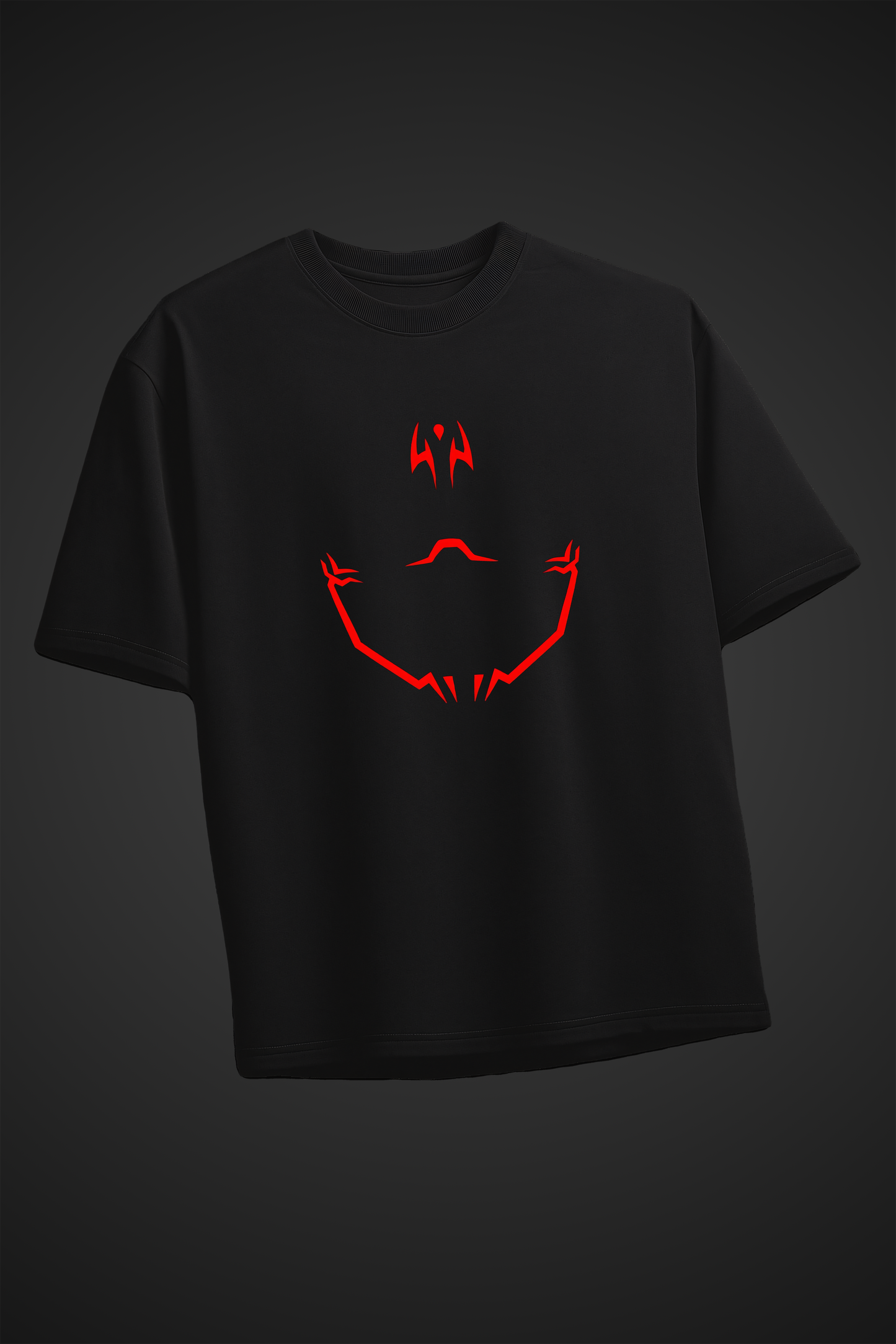 Ryuma Sukuna Black Oversized Tee