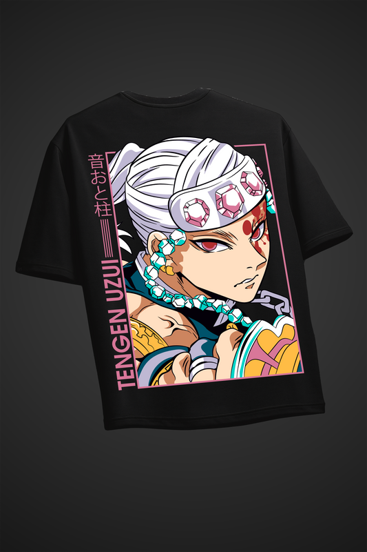 Tengen Uzui Black Oversized Tee