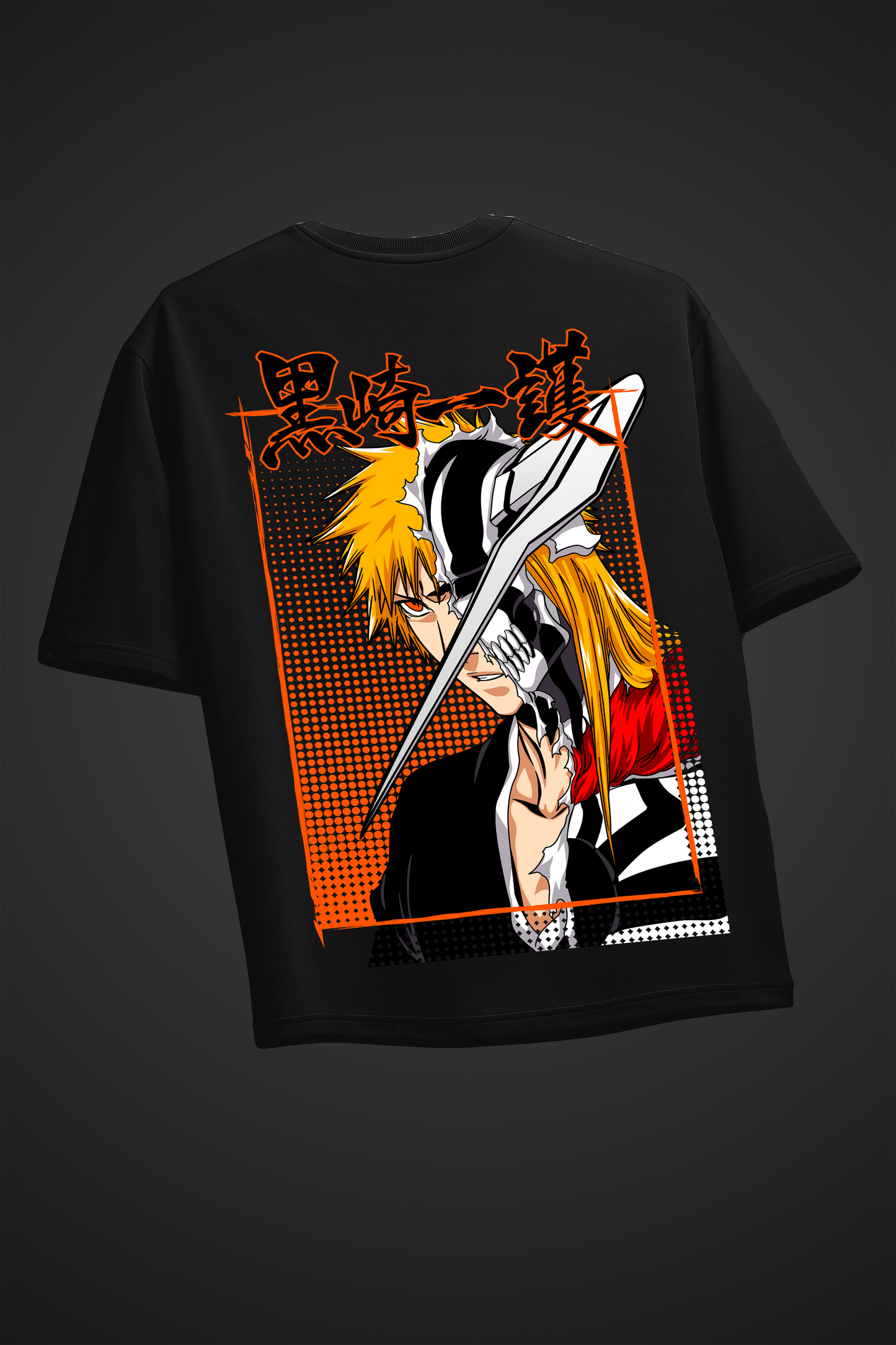 Kurosaki Ichigo Hollow Form Oversized Tee