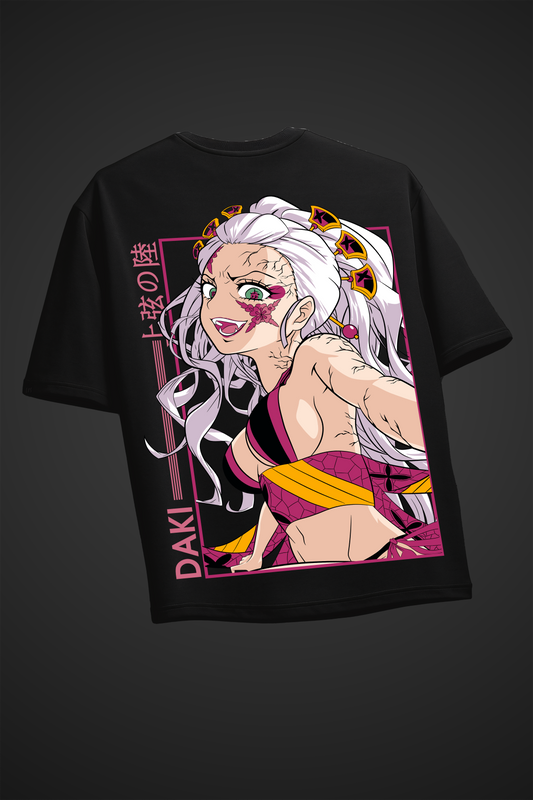 Daki Black Oversized Tee