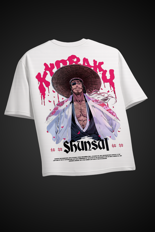 Bleach Shunsui Kyoraku White Oversized fit