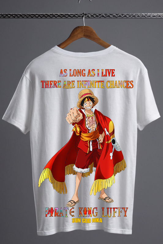 Pirate King Luffy Trendy Tshirt (Oversized Fit)