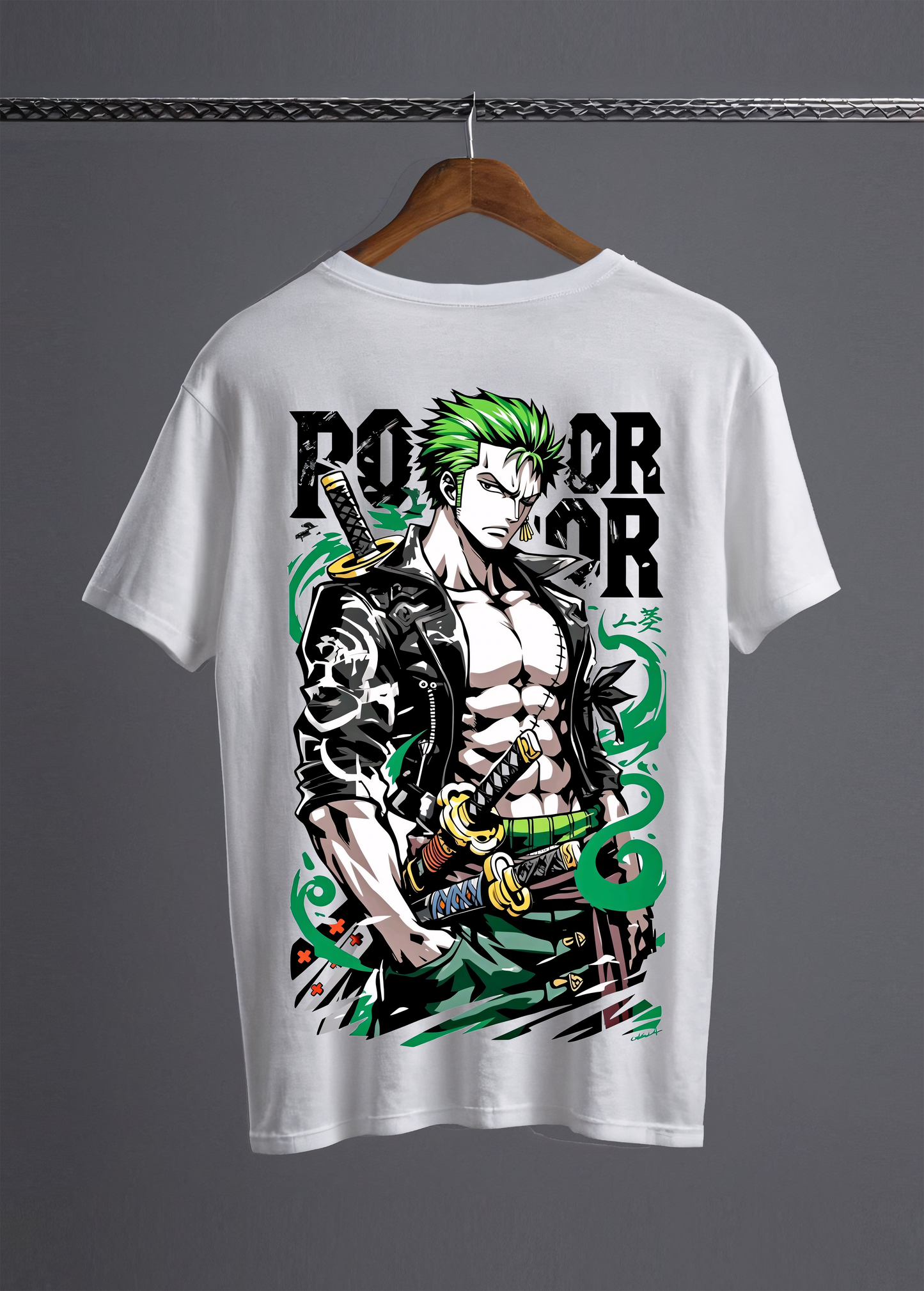 Roronoa Zoro Badass T-shirt (Oversized Fit)