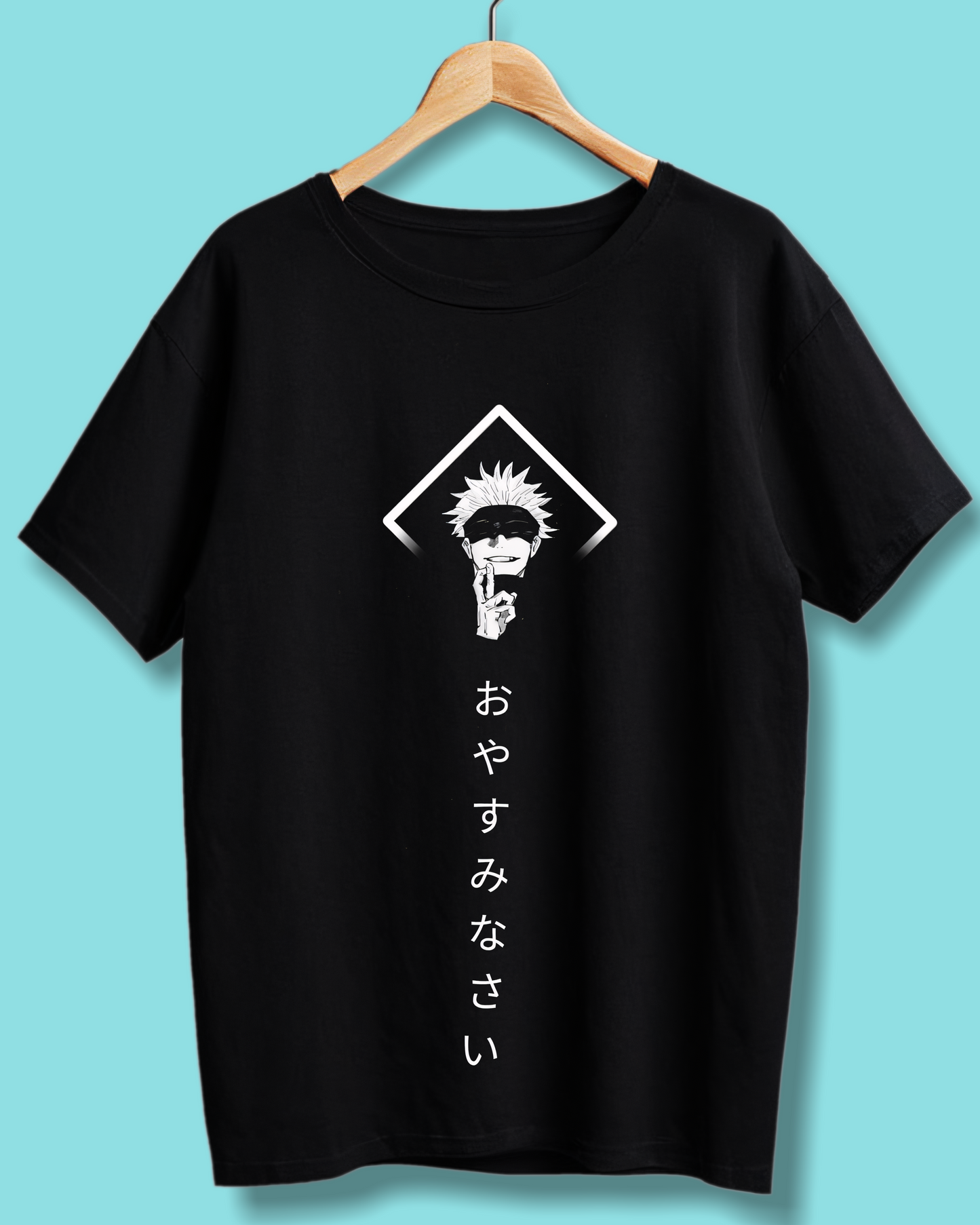 Satoru Gojo Limitless Black Oversized Tee