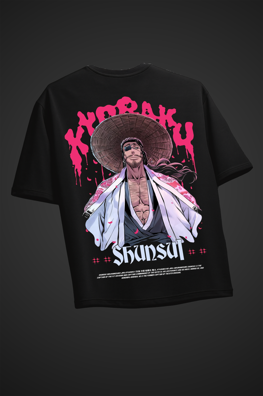 Bleach Shunsui Kyoraku Black Oversized fit