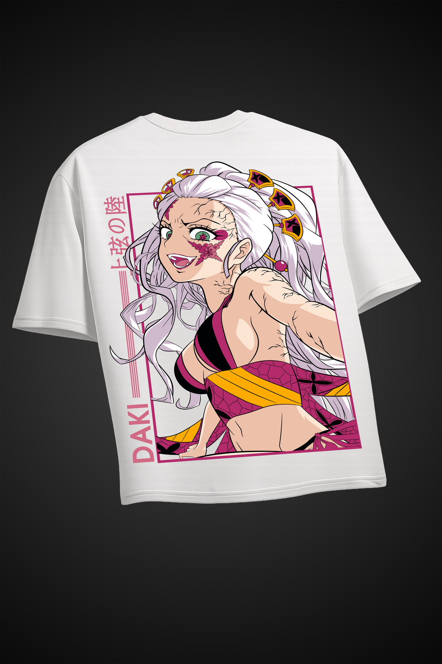Daki White Oversized Tee