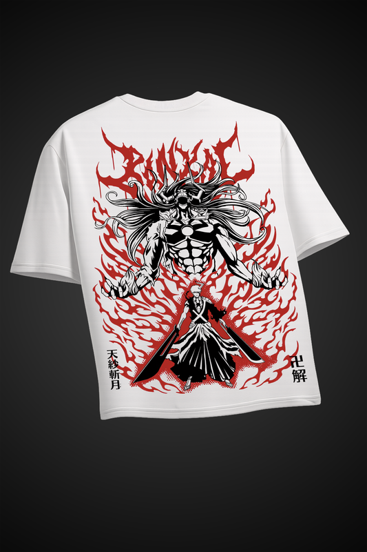 Ichigo Arrancar White Oversized Tee