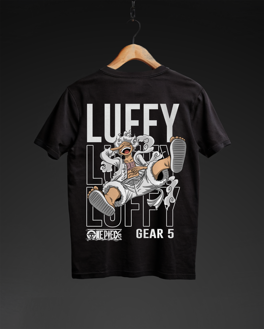 Luffy Gear 5 T-shirt Laughing Pose (Oversized Fit)